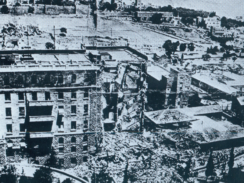 מלון המלך דוד לאחר הפיצוץ